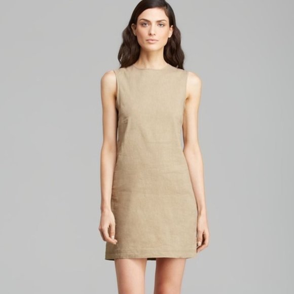 Theory Divora/Westside Beige Dress - Picture 1 of 7